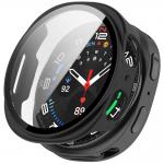 Set 2 carcase cu protectie ecran din sticla securizata Tech-Protect Defense compatibile cu Samsung Galaxy Watch 9 / 8 44mm, Negru / Transparent 5 - lerato.ro