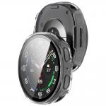 Set 2 carcase cu protectie ecran din sticla securizata Tech-Protect Defense compatibile cu Samsung Galaxy Watch 9 / 8 44mm, Negru / Transparent 7 - lerato.ro