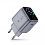 Incarcator retea Tech-Protect PowerVision NC45W-GaN, 45W, 1x USB-C, Fast Charging, Display LED, Dark Gray 2 - lerato.ro