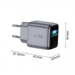Incarcator retea Tech-Protect PowerVision NC45W-GaN, 45W, 1x USB-C, Fast Charging, Display LED, Dark Gray 9 - lerato.ro