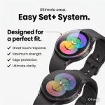 Set 2 folii sticla securizata Tech-Protect Easy Set compatibile cu Samsung Galaxy Watch 9 40mm, Transparent 9 - lerato.ro