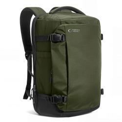 Rucsac pentru calatorii Tech-Protect Defender S70 compatibil cu laptopuri de pana la 16 inch, 40 x 30 x 20 cm, 24L, Military Green