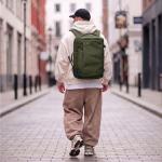 Rucsac pentru calatorii Tech-Protect Defender S70 compatibil cu laptopuri de pana la 16 inch, 40 x 30 x 20 cm, 24L, Military Green 14 - lerato.ro