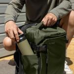 Rucsac pentru calatorii Tech-Protect Defender S70 compatibil cu laptopuri de pana la 16 inch, 40 x 30 x 20 cm, 24L, Military Green 9 - lerato.ro