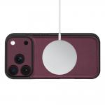 Husa Tech-Protect Wallet cu MagSafe compatibila cu iPhone 17 Pro Max / 18 Pro Max, Bordo 3 - lerato.ro