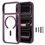 Husa Tech-Protect Magmat cu MagSafe compatibila cu iPhone 17 Pro Max / 18 Pro Max, Mov / Transparent 4 - lerato.ro