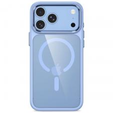 Husa Tech-Protect Magmat cu MagSafe compatibila cu iPhone 17 Pro Max / 18 Pro Max, Albastru / Transparent