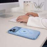Husa Tech-Protect MagZero cu MagSafe compatibila cu iPhone 17 Pro Max / 18 Pro Max, Albastru 8 - lerato.ro