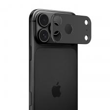 Protectie camera foto Tech-Protect Camalloy Fit Plus compatibila cu iPhone 18 Pro Max, Negru