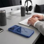 Husa Tech-Protect Magmat cu MagSafe compatibila cu iPhone 17 Pro Max / 18 Pro Max, Albastru / Transparent 6 - lerato.ro