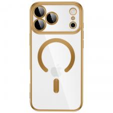 Husa Tech-Protect MagFlex cu MagSafe compatibila cu iPhone 18 Pro Max / 17 Pro Max, Gold / Clear