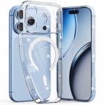 Husa Tech-Protect FlexAir cu MagSafe compatibila cu iPhone 18 Pro / 17 Pro, Glitter Clear 3 - lerato.ro