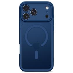 Husa Tech-Protect BasicMag cu MagSafe compatibila cu iPhone 18 Pro / 17 Pro, Dark Blue
