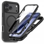 Carcasa 360 grade Tech-Protect Defense cu MagSafe compatibila cu  iPhone 17 Pro / 18 Pro, Negru 3 - lerato.ro