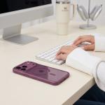 Husa Tech-Protect Magmat cu MagSafe compatibila cu iPhone 18 Pro / 17 Pro, Mov / Transparent 7 - lerato.ro