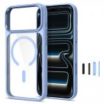 Husa Tech-Protect Magmat cu MagSafe compatibila cu iPhone 18 Pro / 17 Pro, Albastru / Transparent 3 - lerato.ro