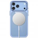 Husa Tech-Protect Magmat cu MagSafe compatibila cu iPhone 18 Pro / 17 Pro, Albastru / Transparent 5 - lerato.ro