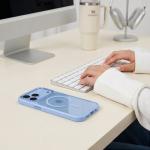 Husa Tech-Protect Magmat cu MagSafe compatibila cu iPhone 18 Pro / 17 Pro, Albastru / Transparent 6 - lerato.ro