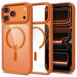 Husa Tech-Protect Magmat cu MagSafe compatibila cu iPhone 18 Pro / 17 Pro, Portocaliu / Transparent 4 - lerato.ro