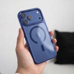Husa Tech-Protect Magmat cu MagSafe compatibila cu iPhone 18 Pro / 17 Pro, Dark Blue / Clear 9 - lerato.ro