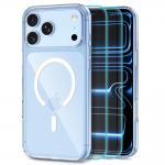 Kit protectie 2in1 Tech-Protect FlexAir Hybrid cu MagSafe + 2 folii protectie Glass Fit Plus compatibile cu iPhone 18 Pro / 17 Pro, Transparent 2 - lerato.ro