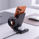 Statie de incarcare Wireless 3 in 1 Tech-Protect A56, 25W, Compatibil MagSafe, Cablu USB-C 1m inclus, Negru 8 - lerato.ro