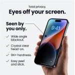 Set 2 folii sticla securizata Tech-Protect Glass SPY Plus Privacy, Kit montare inclus, compatibile cu iPhone 18 Pro, Negru 6 - lerato.ro