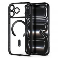 Husa Tech-Protect MagFlex cu MagSafe compatibila cu iPhone 18 Pro Max / 17 Pro Max, Negru / Transparent