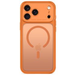 Husa Tech-Protect MagPeak cu MagSafe compatibila cu iPhone 18 Pro / 17 Pro, Portocaliu