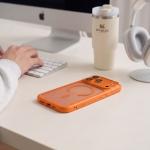 Husa Tech-Protect MagPeak cu MagSafe compatibila cu iPhone 18 Pro / 17 Pro, Portocaliu 5 - lerato.ro