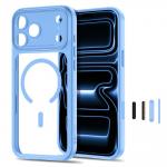 Husa Tech-Protect MagPeak cu MagSafe compatibila cu iPhone 18 Pro Max / 17 Pro Max, Albastru / Transparent 3 - lerato.ro