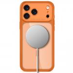 Husa Tech-Protect MagPeak cu MagSafe compatibila cu iPhone 18 Pro Max / 17 Pro Max, Portocaliu / Transparent 4 - lerato.ro