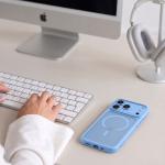 Husa Tech-Protect MagPeak cu MagSafe compatibila cu iPhone 18 Pro Max / 17 Pro Max, Light Blue 5 - lerato.ro
