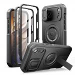 Carcasa 360 grade Tech-Protect Kevlar cu MagSafe compatibila cu iPhone 18 Pro Max / 17 Pro Max, Negru 4 - lerato.ro