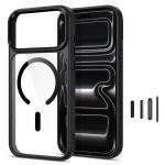 Husa Tech-Protect Magmat cu MagSafe compatibila cu iPhone 18 Pro / 17 Pro, Negru / Transparent 3 - lerato.ro