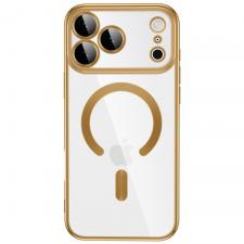 Huse si carcase iPhone 18 Pro, Husa Tech-Protect MagFlex cu MagSafe compatibila cu iPhone 18 Pro / 17 Pro, Gold / Clear, lerato.ro