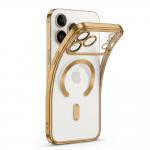 Husa Tech-Protect MagFlex cu MagSafe compatibila cu iPhone 18 Pro / 17 Pro, Gold / Clear 6 - lerato.ro