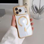 Husa Tech-Protect MagFlex cu MagSafe compatibila cu iPhone 18 Pro / 17 Pro, Gold / Clear 9 - lerato.ro