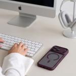 Husa Tech-Protect MagPeak cu MagSafe compatibila cu iPhone 17 Pro Max / 18 Pro Max, Mov 7 - lerato.ro