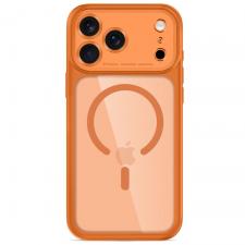 Huse si carcase iPhone 18 Pro, Husa Tech-Protect MagPeak cu MagSafe compatibila cu iPhone 18 Pro / 17 Pro, Portocaliu / Transparent, lerato.ro