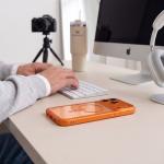 Husa Tech-Protect MagPeak cu MagSafe compatibila cu iPhone 18 Pro / 17 Pro, Portocaliu / Transparent 10 - lerato.ro