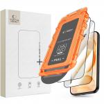 Set 2 folii sticla securizata Tech-Protect Quick Set Plus, Kit montare inclus, compatibile cu iPhone 18 Pro Max / 17 Pro Max, Negru 3 - lerato.ro