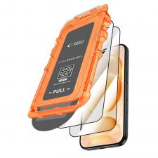 Set 2 folii sticla securizata Tech-Protect Quick Set Plus, Kit montare inclus, compatibile cu iPhone 18 Pro Max / 17 Pro Max, Negru