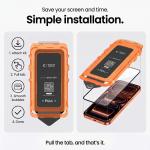 Set 2 folii sticla securizata Tech-Protect Quick Set Plus, Kit montare inclus, compatibile cu iPhone 18 Pro Max / 17 Pro Max, Negru 7 - lerato.ro
