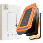 Set 2 folii sticla securizata Tech-Protect Quick Set Spy Plus Privacy, Kit montare inclus, compatibile cu iPhone 18 Pro Max, Negru 3 - lerato.ro