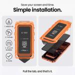 Set 2 folii sticla securizata Tech-Protect Quick Set Spy Plus Privacy, Kit montare inclus, compatibile cu iPhone 18 Pro, Negru 9 - lerato.ro