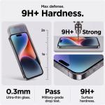 Set 2 folii sticla securizata Tech-Protect Quick Set Spy Plus Privacy, Kit montare inclus, compatibile cu iPhone 18 Pro, Negru 10 - lerato.ro
