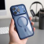 Kit protectie 3in1 Tech-Protect MagOne cu MagSafe + 2 folii proectie Glass Plus compatibile cu iPhone 18 Pro / 17 Pro, Deep Blue / Clear 10 - lerato.ro
