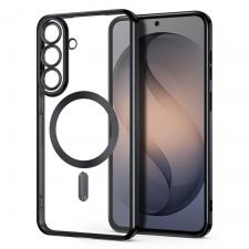 Carcasa Tech-Protect MagFlex cu MagSafe compatibila cu Samsung Galaxy S26 FE, Negru / Transparent
