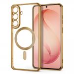 Carcasa Tech-Protect MagFlex cu MagSafe compatibila cu Samsung Galaxy S26 FE, Gold / Clear 2 - lerato.ro